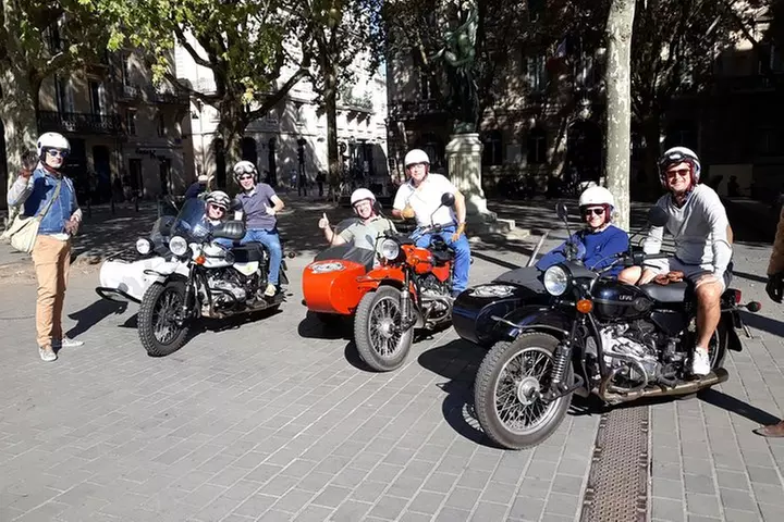 Visite privée de Bordeaux en side-car