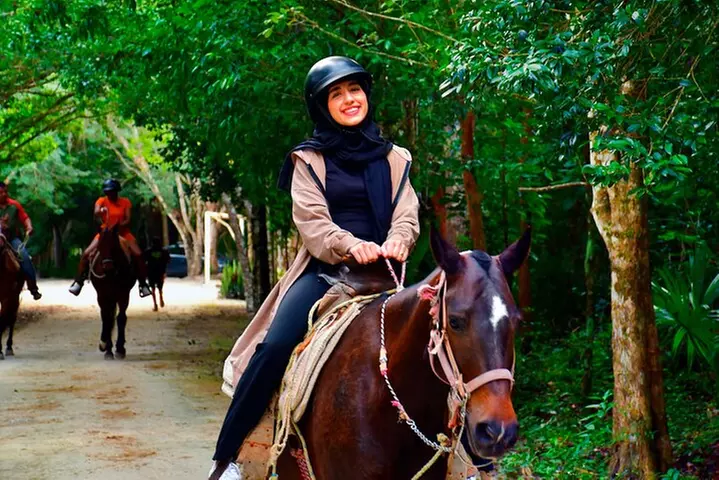 Horseback Riding with ATV, Zip line, Cenote & Tequila Tasting - Primary Image
