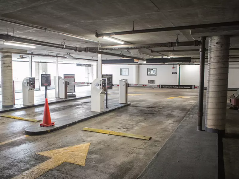 Parking at One Superior Place Garage