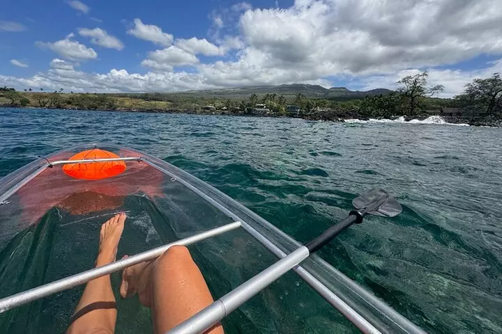 Clear Bottom Glassy Kayak Rental | MAUI | Safe and Stable Kayaks