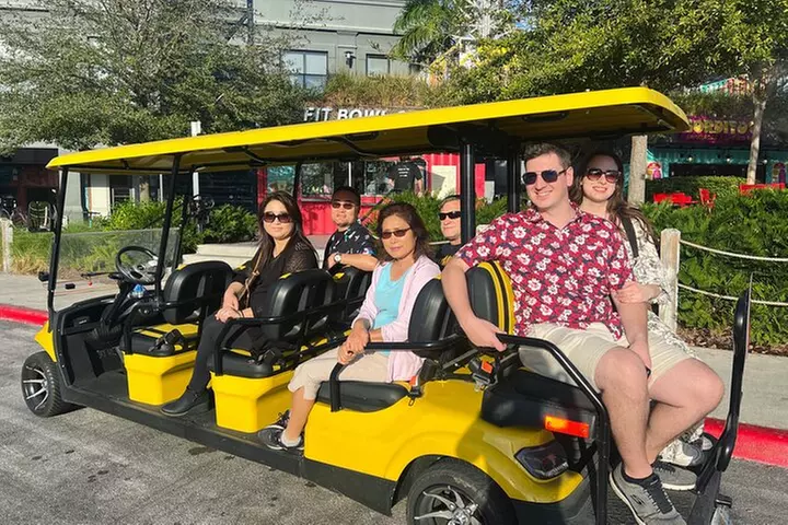 Locally-Guided Tampa Sightseeing Tour in Street-Legal Golf Cart