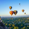Image 1: EN flight to Teotihuacan from CDMX with breakfast