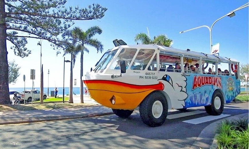 Image 1: Aquaduck Sunshine Coast - 1hr Mooloolaba Amphibious Tour