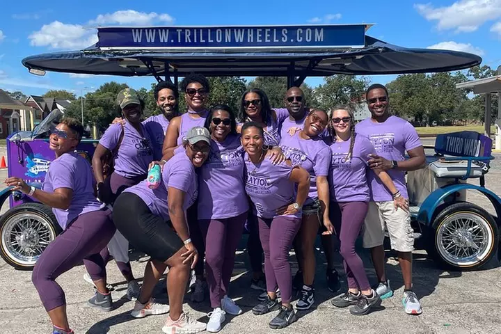 Explore Houston's Hip Hop Culture on a 100% Motorized Party Bike