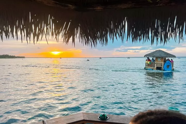 Tailfins Tiki Boats Crab Island Sandbar(3hrs/ 5/5:30 are 2hrs)