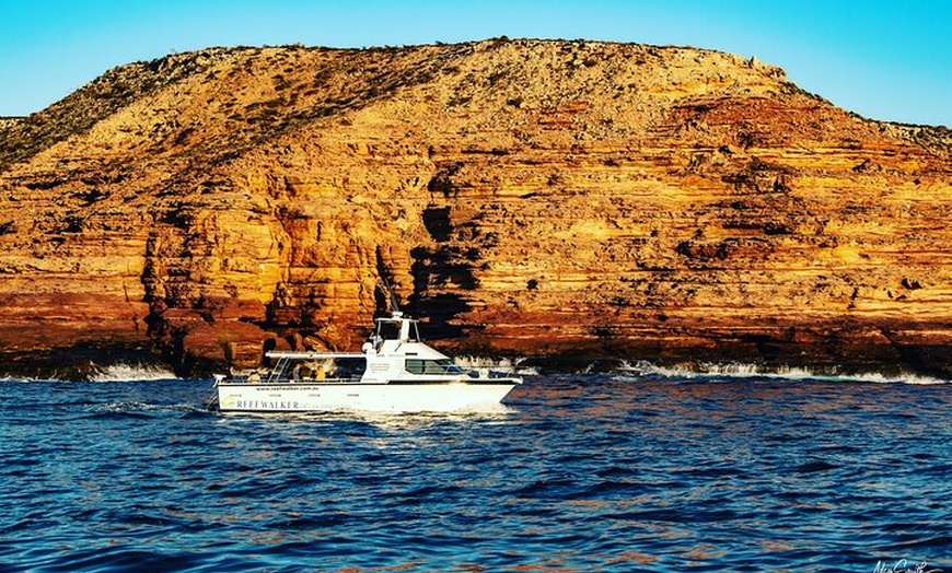 Image 1: Kalbarri Sunset Cruise along the Coastal Cliffs