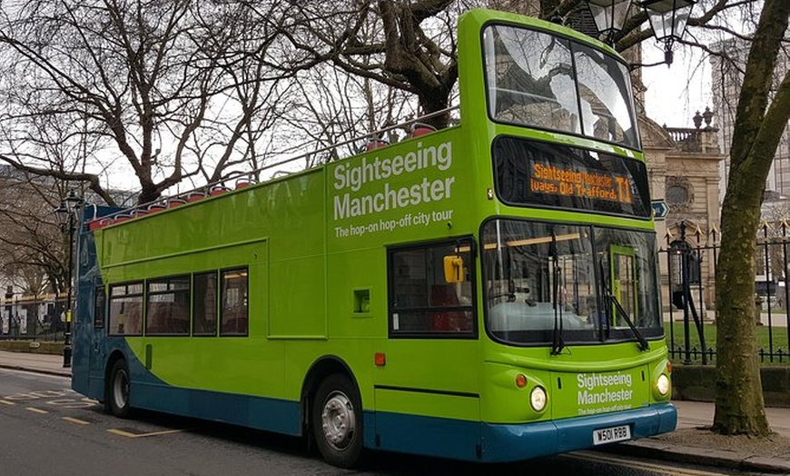 Image 1: Sightseeing Birmingham open top bus tour