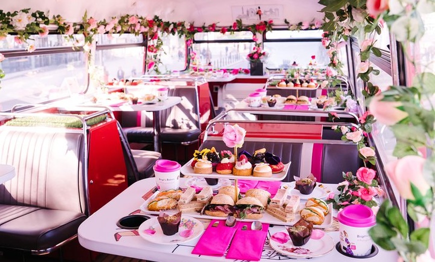 Image 1: Brigit's Afternoon Tea Bus in London