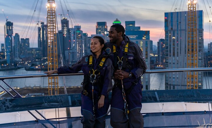 Image 6: Up at The O2 Twilight Climb