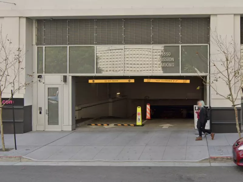 Parking at 1550 Mission St. Garage