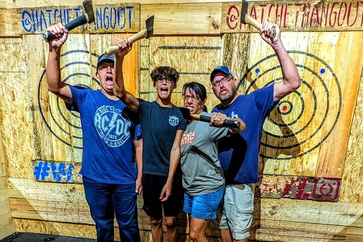 90 Minute Axe Throwing Guided Experience St Pete Hatchet Hangout