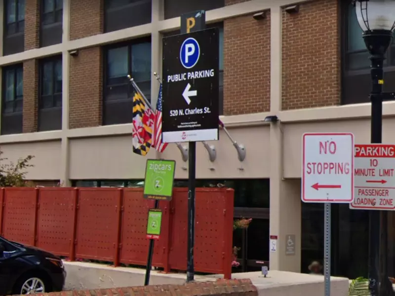 Parking at 520 N. Charles St. Lot