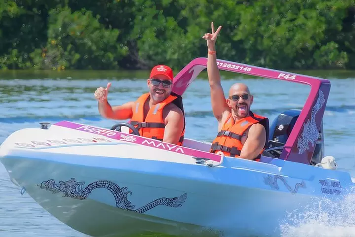 Exciting Speedboat & Snorkeling Tour in Cancun Lagoon! - Primary Image