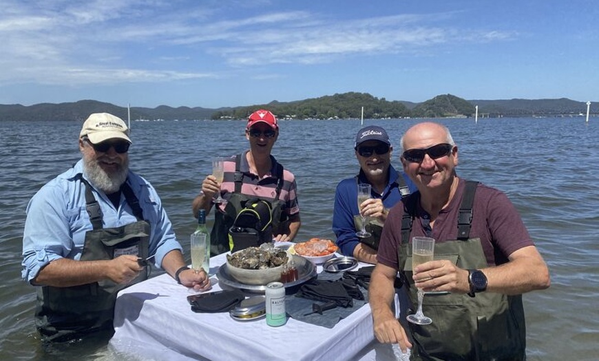 Image 2: Hawkesbury River Oyster lease tour then visit a seaside village