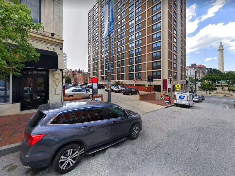 Parking at 520 N. Charles St. Lot