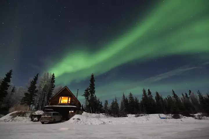 Aurora Viewing - Aurora Husky Lodge , Great view from top of the ridge