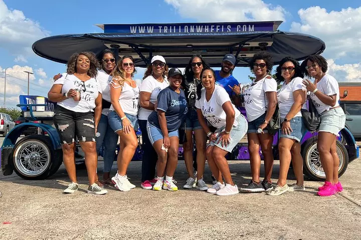 Explore Houston's Hip Hop Culture on a 100% Motorized Party Bike