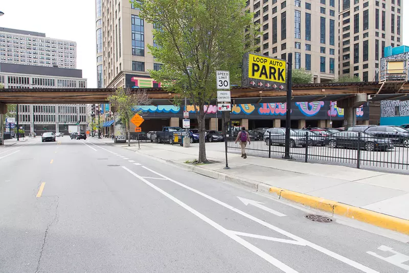 Parking at Loop Auto Parks Lot