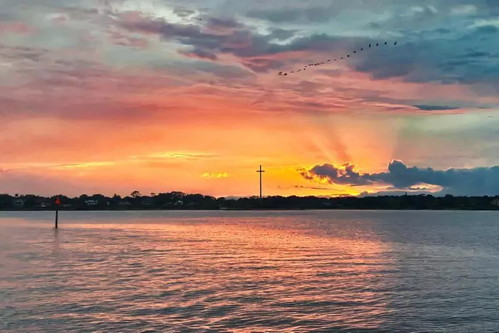 St. Augustine Champagne Sunset Cruise w Seasonal Nights of Lights