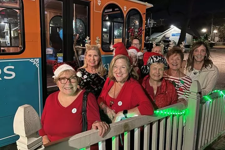 Christmas Carol Trolley Holiday Music & Lights Tour in Sarasota - Primary Image