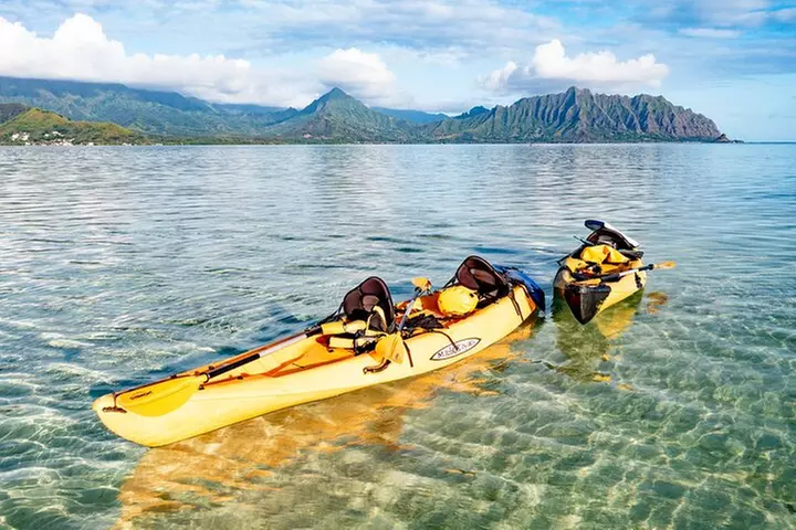 Half-Day Kaneohe Bay Sandbar Self-Guided Kayaking Experience
