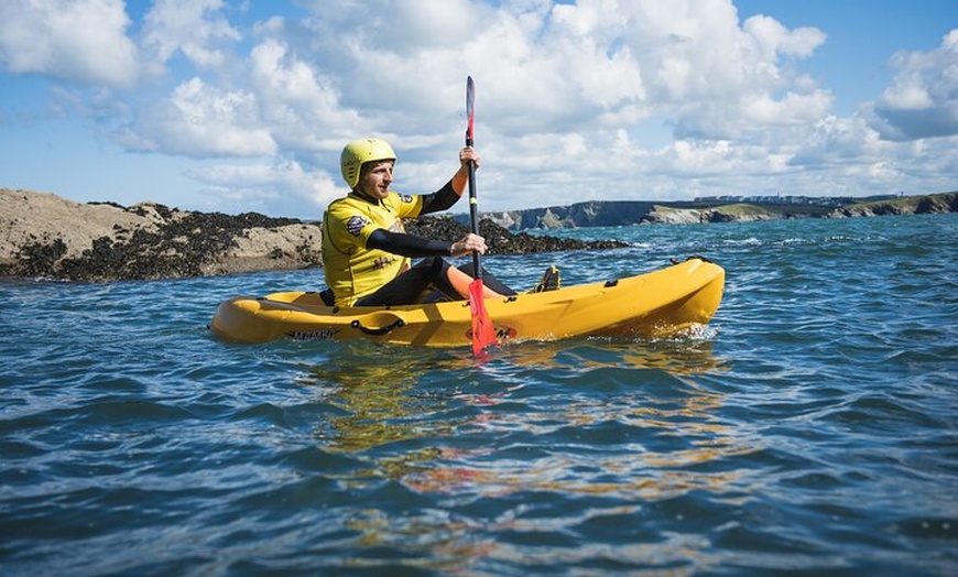 Image 4: Sea Kayak Lesson & Tour in Newquay