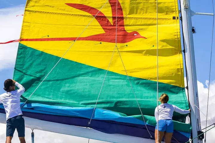 Board from Waikiki Beach for a scenic Sunset Sail on the Hāwea