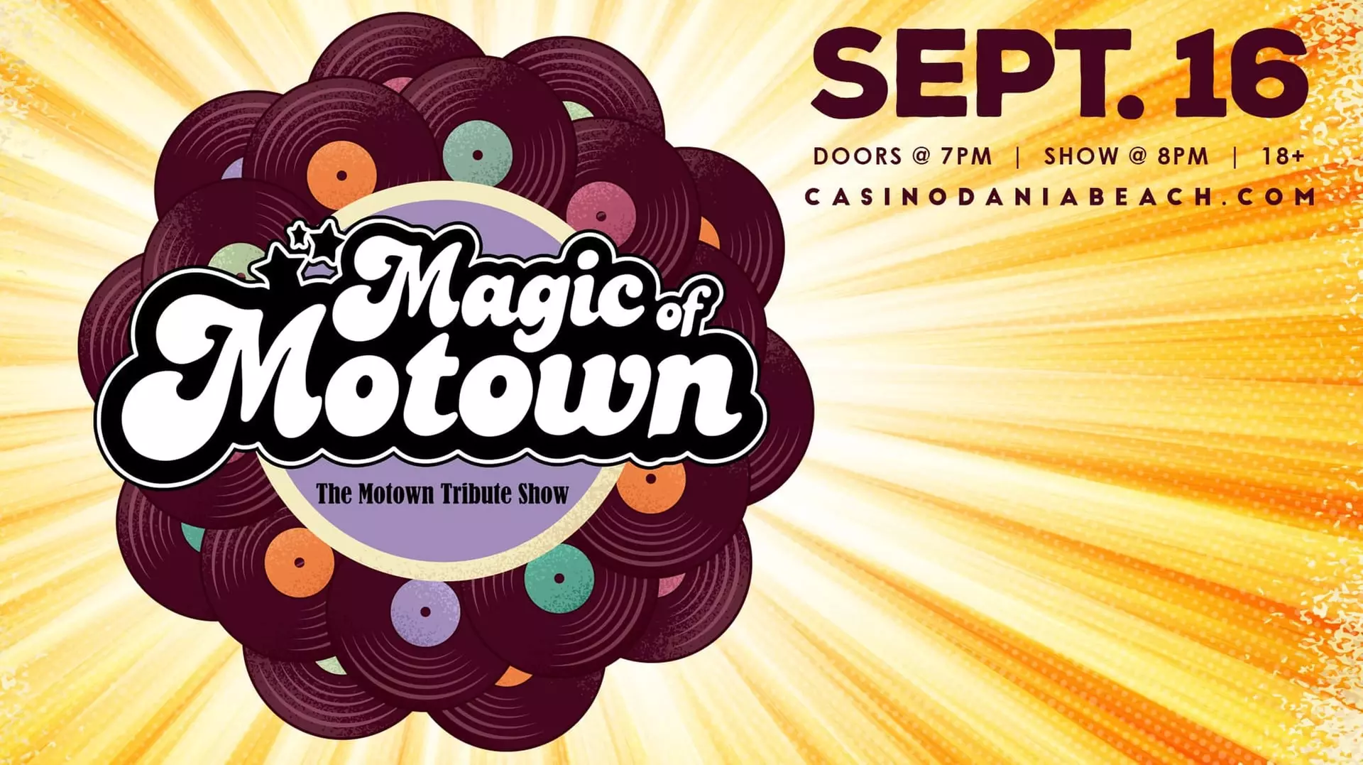 Magic of Motown - Saturday, Sep 16, 2023 / 8:00pm - Primary Image