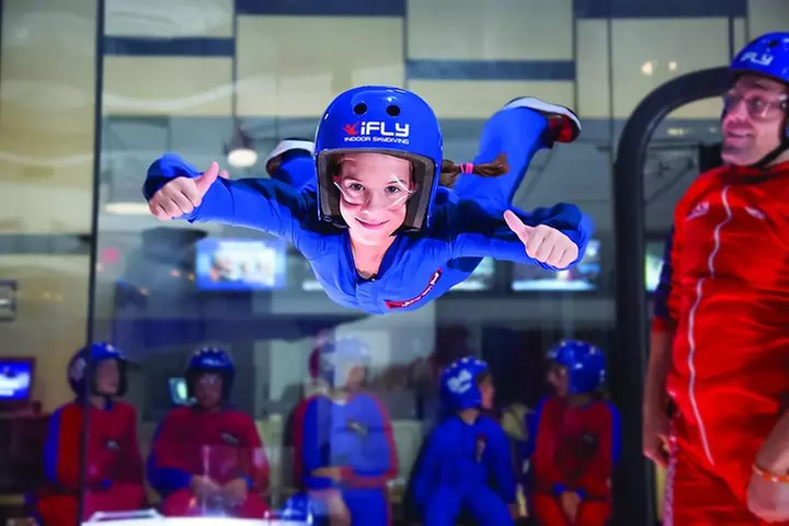 Westchester Indoor Skydiving Admission with 2 Flights & Personalized Certificate - Primary Image