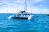 Isla Mujeres Tour on Catamaran with Snorkel, Open Bar, Buffet & Beach club