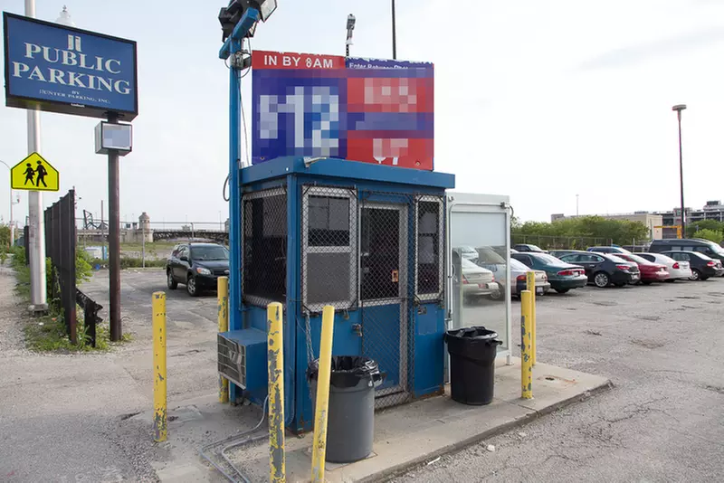 Parking at 880 S. Wells St. Lot