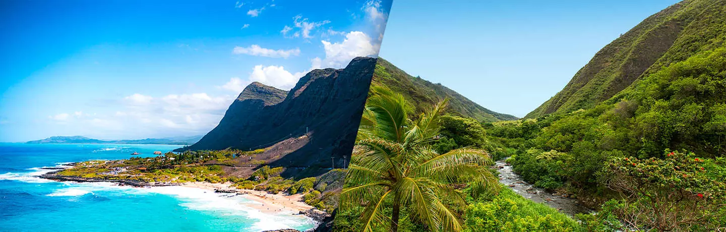 ✈ HAWAII | - Drei-Inseln-Rundreise: Oahu, Hawaii & Maui, 9 Nächte -...