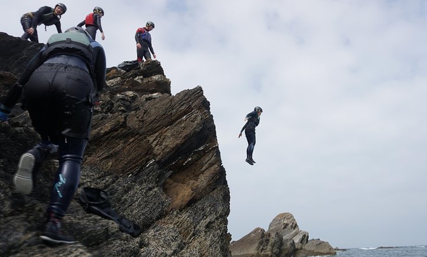 Image 1: Coasteering