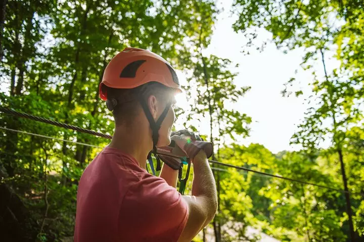 Bransons Best Zipline - Great Woodsman Canopy Tour