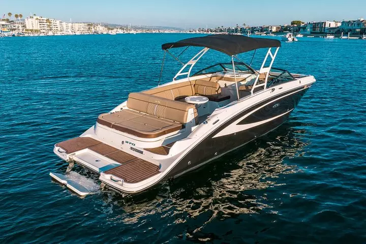 Private 2 hour Newport Beach Harbor Cruise 29ft Sport Yacht! - Primary Image