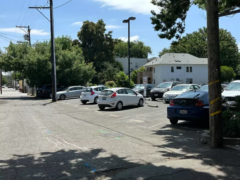 Parking at Waffle Lot