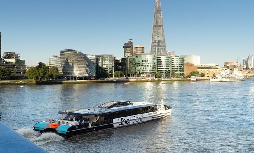 Image 15: London: Hop-On Hop-Off 1 Day River Thames Adventure - Uber Boat