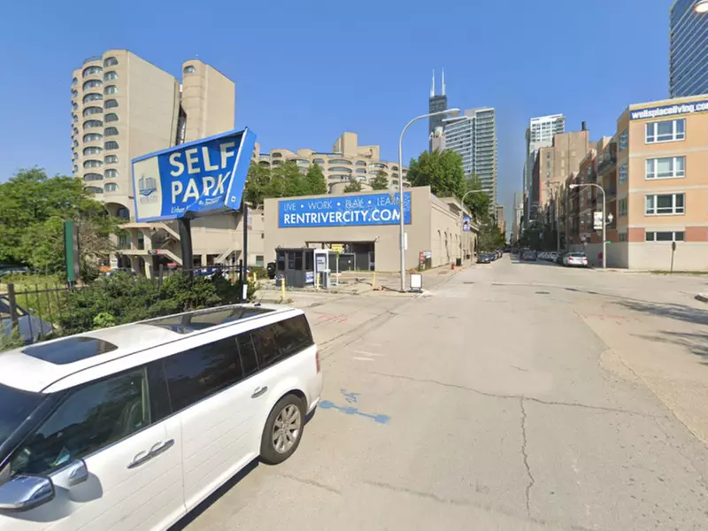 Parking at 800 S. Wells St. Lot - Second Medium