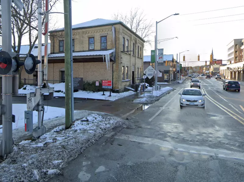 Parking at 528 Bridge St. NW. Lot