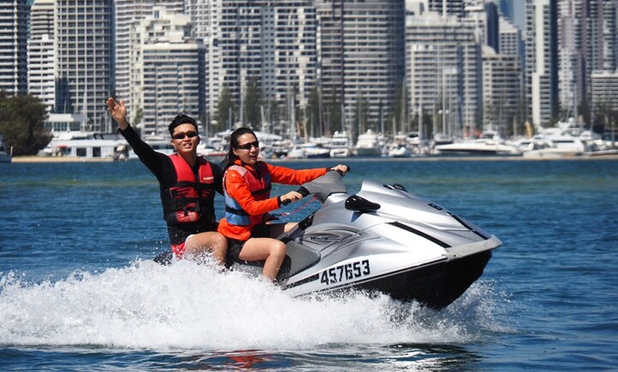 Image 2: Jetski / Jetboat Package for 2 in Cavill Ave, Surfers Paradise