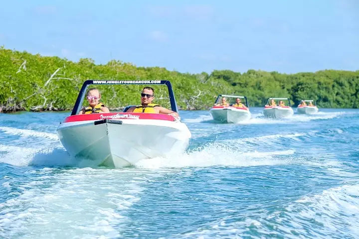 Cancun speedboat and snorkel tour: shared speedboat - Primary Image