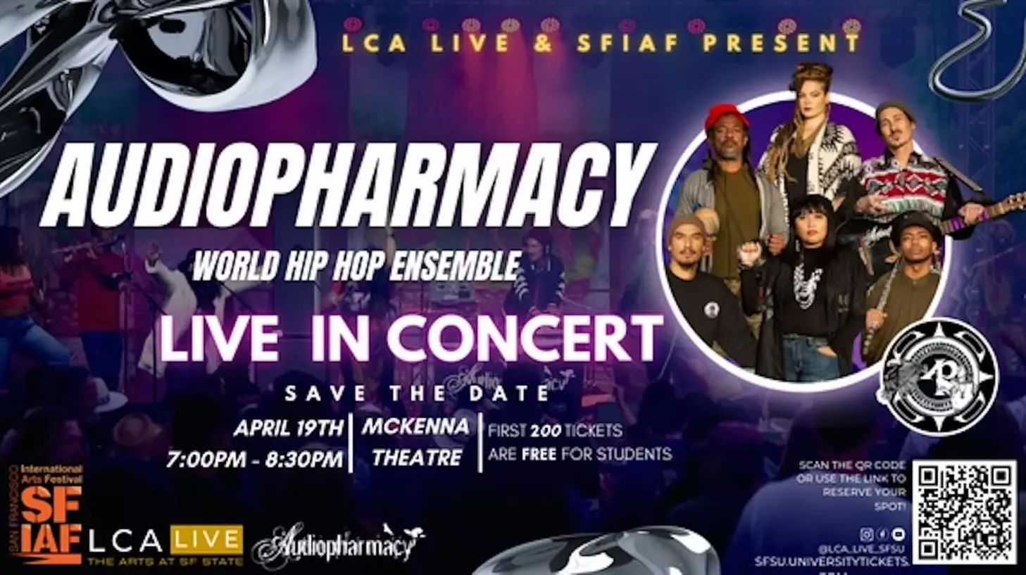 Audiopharmacy - Live in Concert - Wednesday, Apr 19, 2023 / 7:00pm - Primary Image