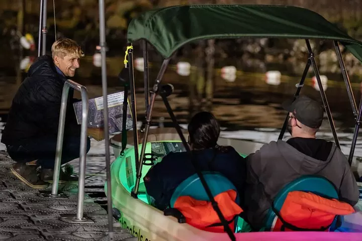 Glow Nightime Pedal Boat Rental in San Diego Bay