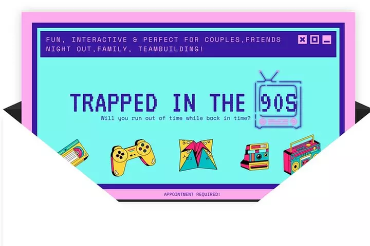 Trapped from the Future - Tampa 80s & 90s Escape Rooms