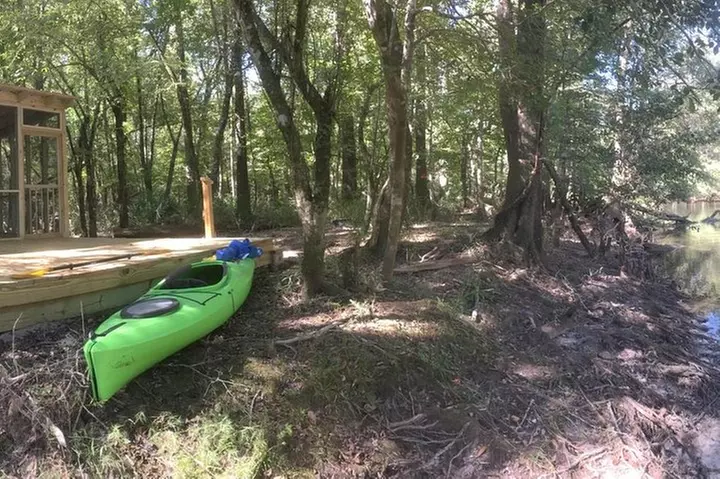 Overnight at Riverside Platform Campsite
