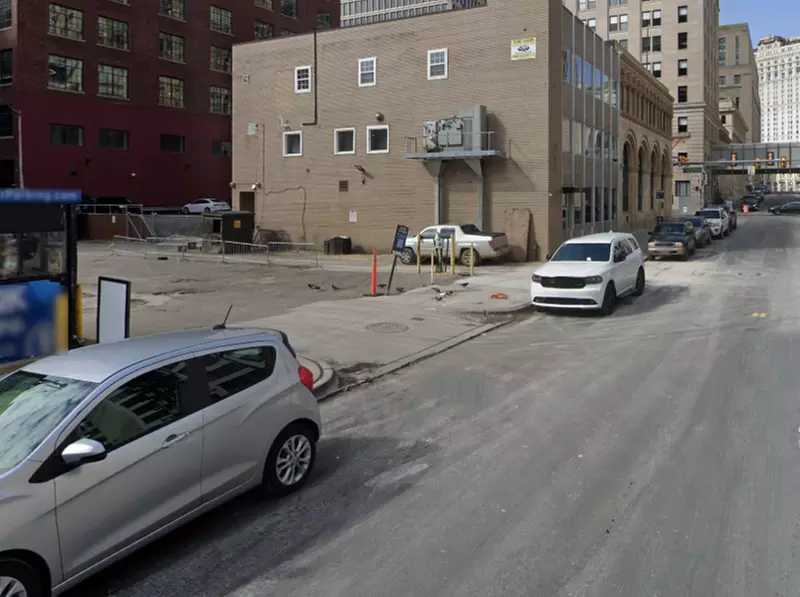 Parking at 525 Shelby St. Lot