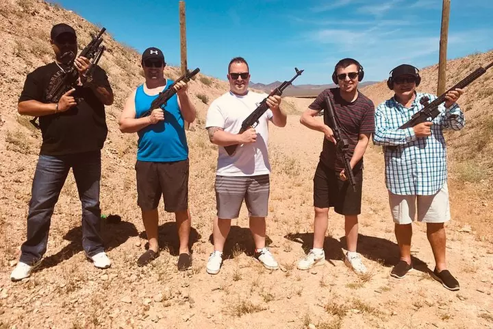3 Gun Desert Machine Gun Shooting Adventure - Primary Image