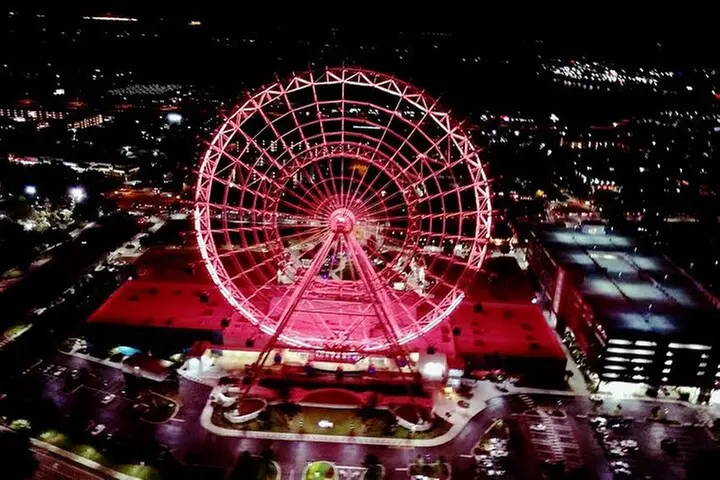 Private Helicopter 77 Miles Fireworks Tour over all Theme Parks