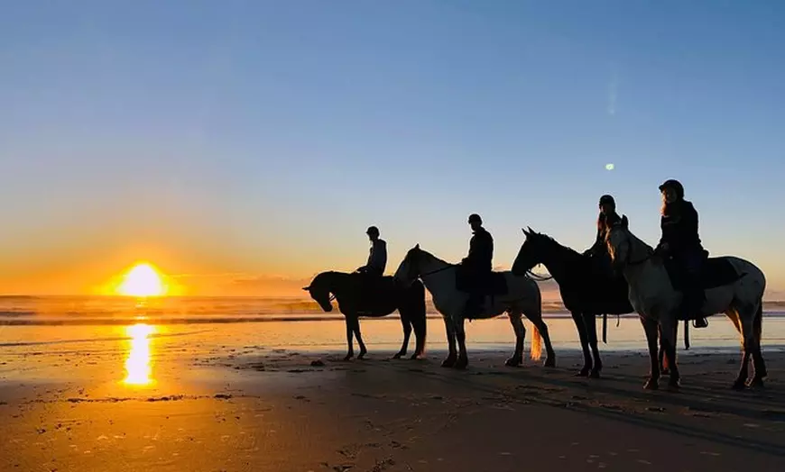 Image 1: Sunrise or Sunset Forest to beach ride