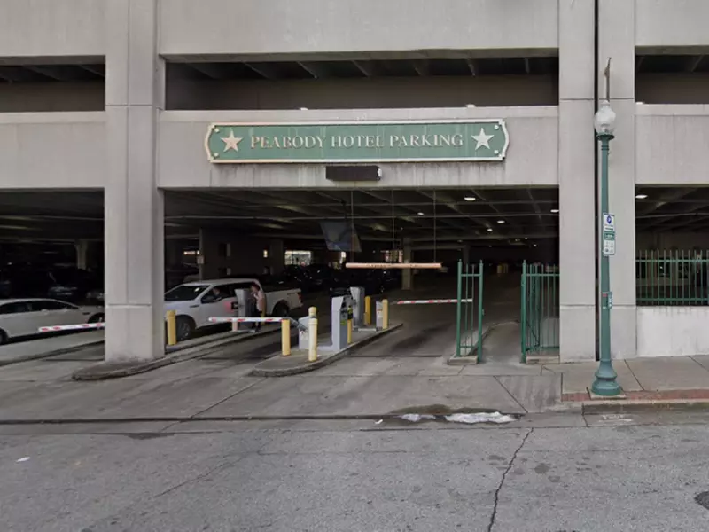 Parking at The Peabody Memphis Garage